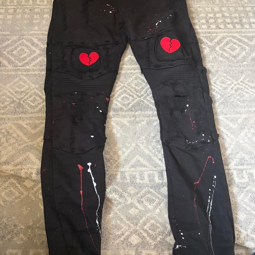 Focus-2000 Men's Black Jeans